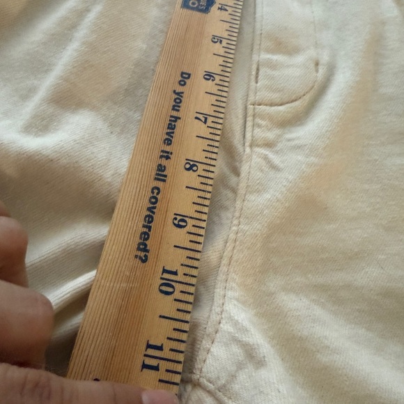 Pilcro Women's Cream Cotton Blend Shorts - - Picture 5 of 13